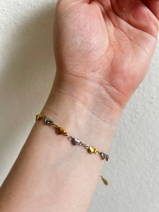 Heartline bracelet